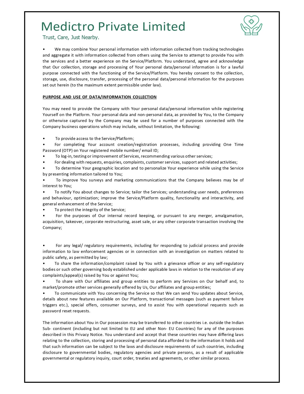 Privacy Policy Page 4