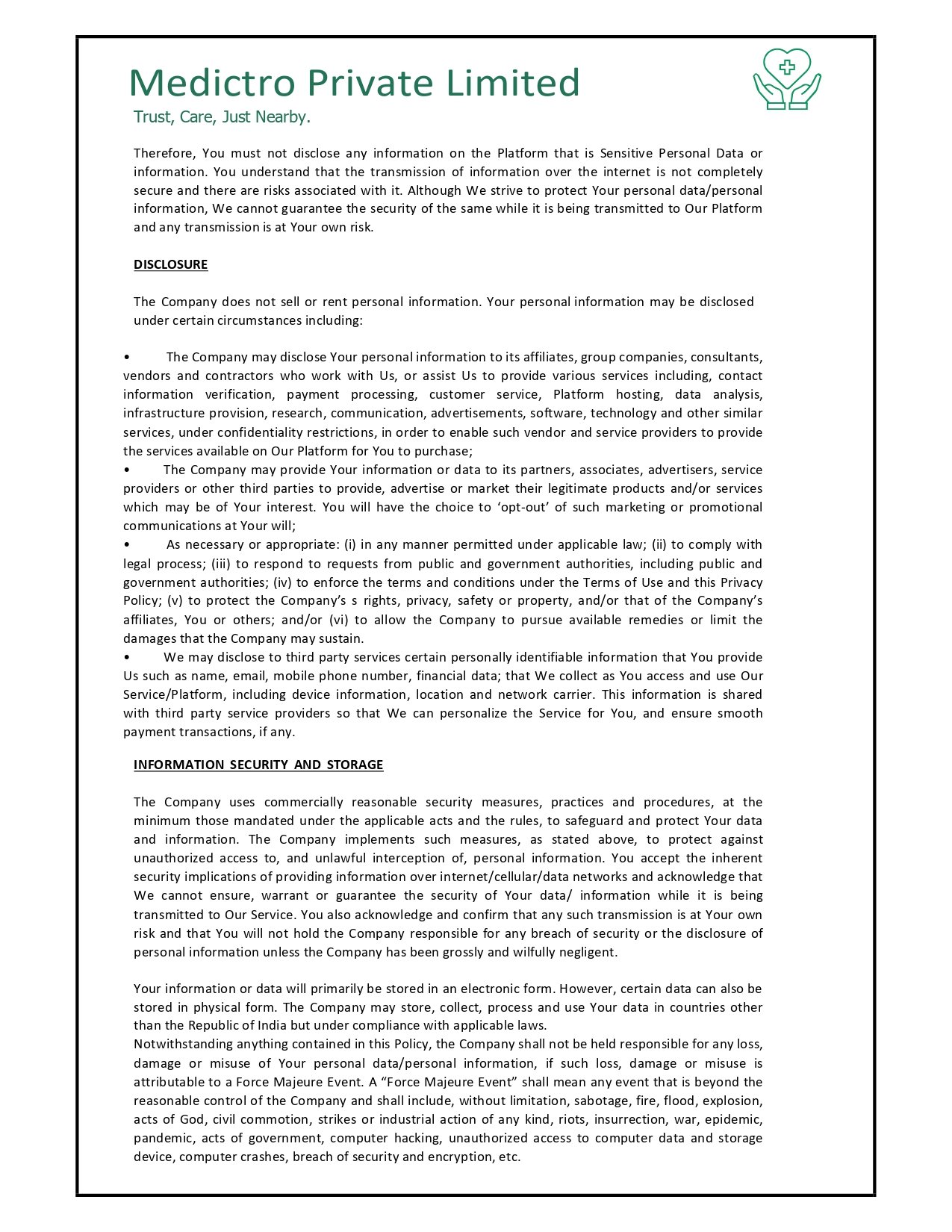Privacy Policy Page 6