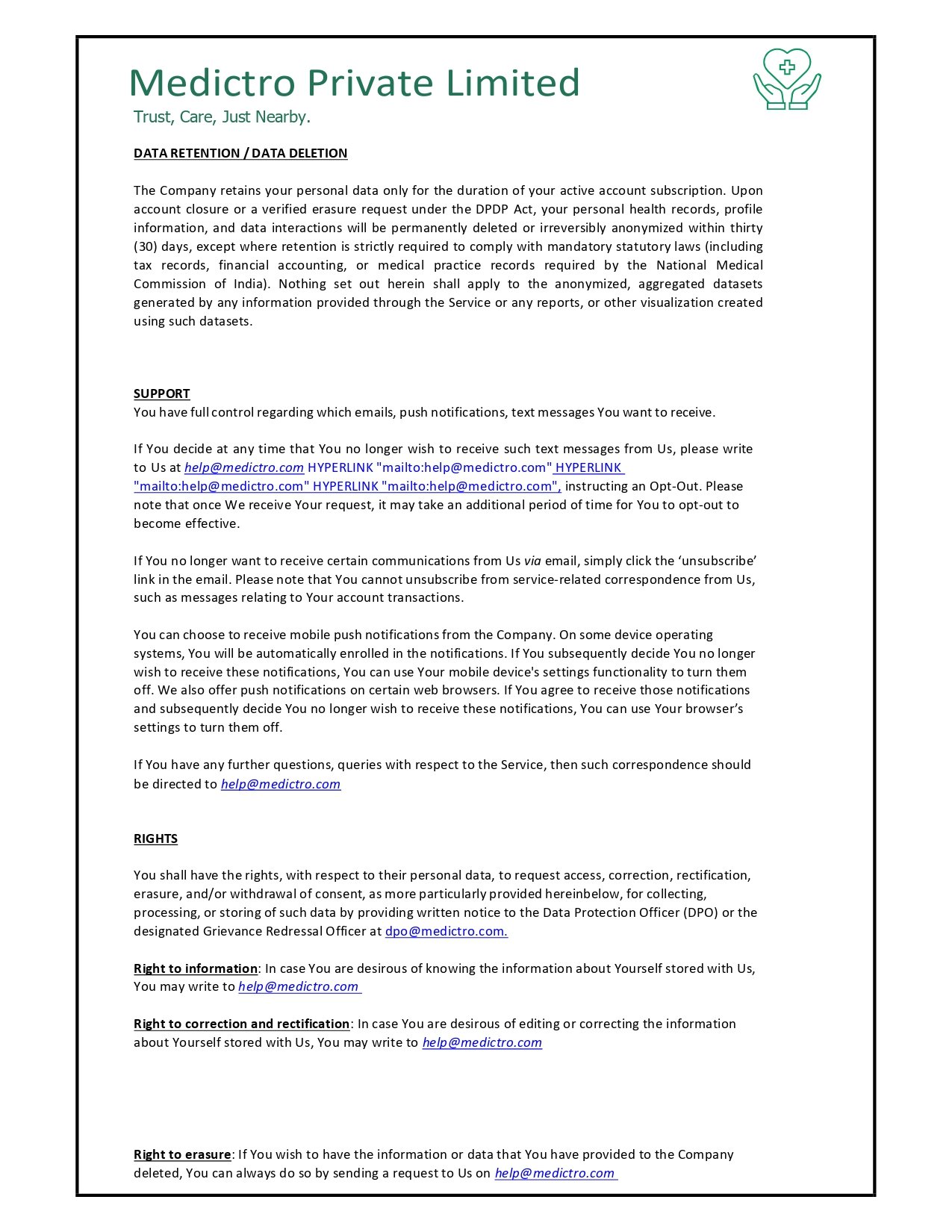Privacy Policy Page 7