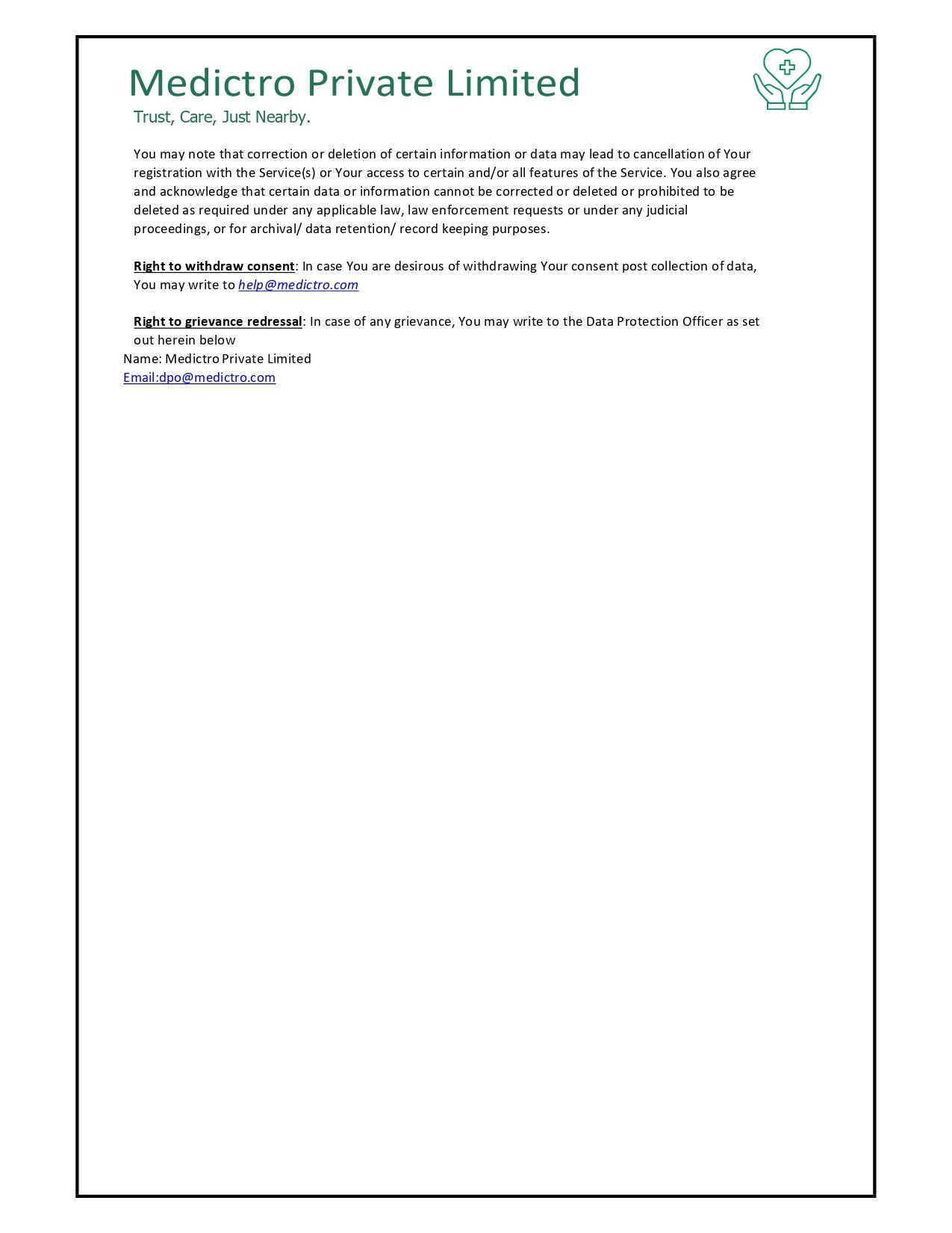 Privacy Policy Page 8